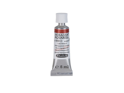 Farba akwarelowa Horadam Aquarell - Schmincke - 648, Transparent Brown, 5 ml