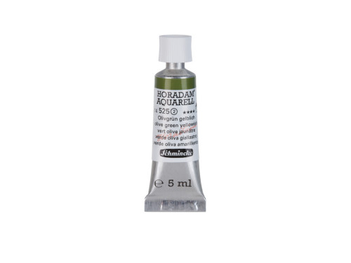Horadam Aquarell watercolor paint - Schmincke - 525, Olive Green Yellowish, 5 ml