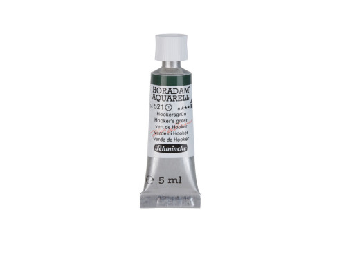Farba akwarelowa Horadam Aquarell - Schmincke - 521, Hooker's Green, 5 ml
