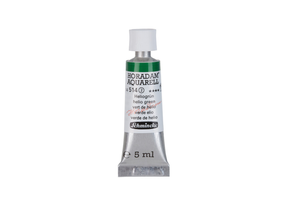Farba akwarelowa Horadam Aquarell - Schmincke - 514, Helio Green, 5 ml