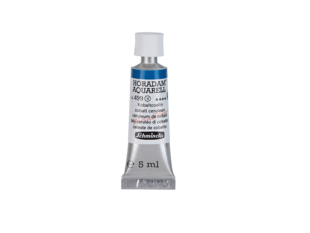 Horadam Aquarell watercolor paint - Schmincke - 499, Cobalt Cerulean, 5 ml