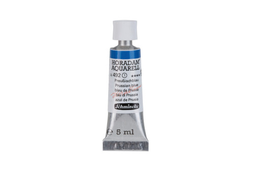 Horadam Aquarell watercolor paint - Schmincke - 492, Prussian Blue, 5 ml