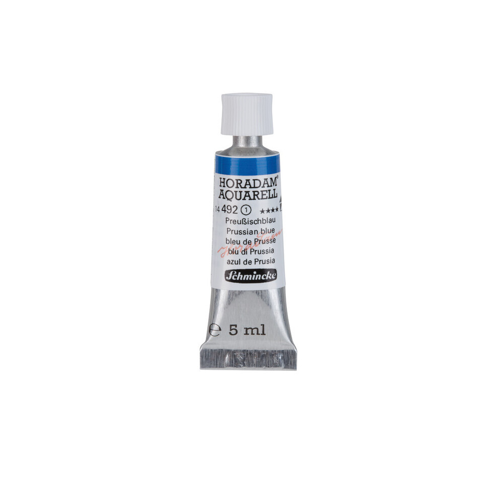 Farba akwarelowa Horadam Aquarell - Schmincke - 492, Prussian Blue, 5 ml