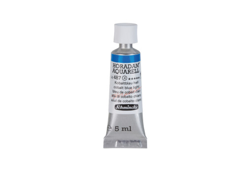 Horadam Aquarell watercolor paint - Schmincke - 487, Cobalt Blue Light, 5 ml