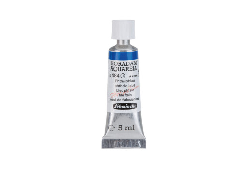 Horadam Aquarell watercolor paint - Schmincke - 484, Phthalo Blue, 5 ml