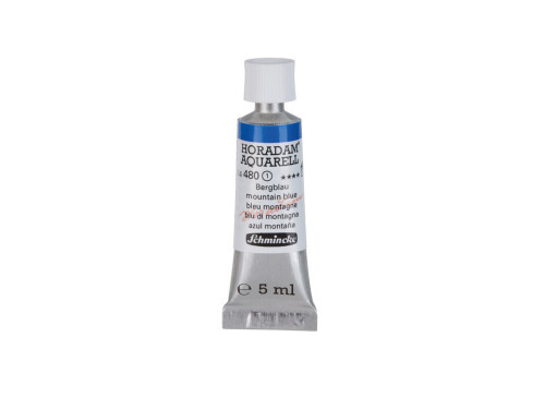 Horadam Aquarell watercolor paint - Schmincke - 480, Mountain Blue, 5 ml