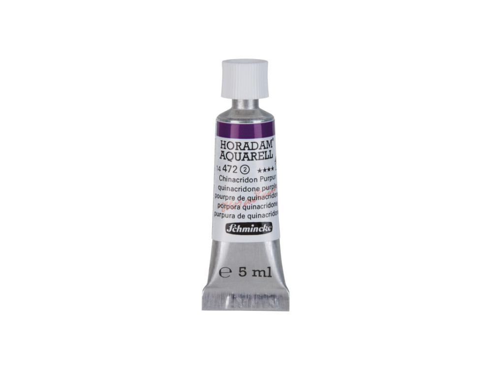 Farba akwarelowa Horadam Aquarell - Schmincke - 472, Quinacridone Purple, 5 ml