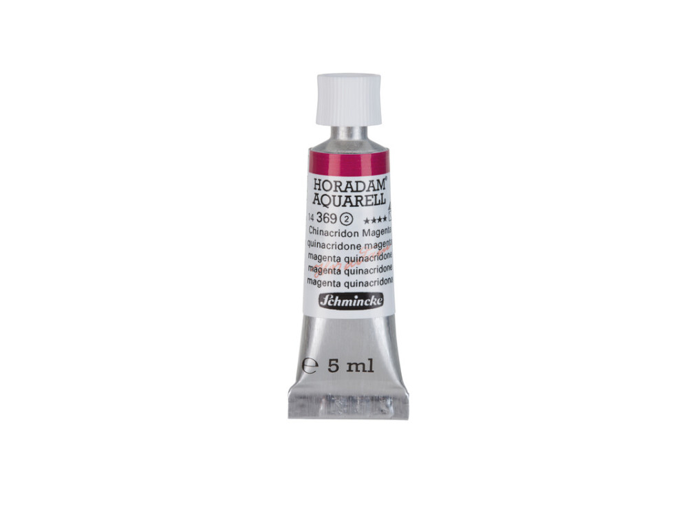 Farba akwarelowa Horadam Aquarell - Schmincke - 369, Quinacridone Magenta, 5 ml