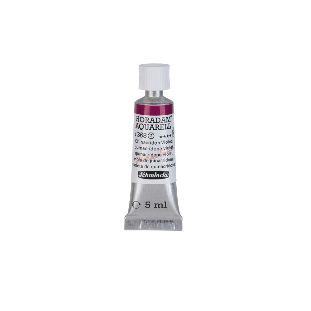 Horadam Aquarell watercolor paint - Schmincke - 368, Quinacridone Violet, 5 ml