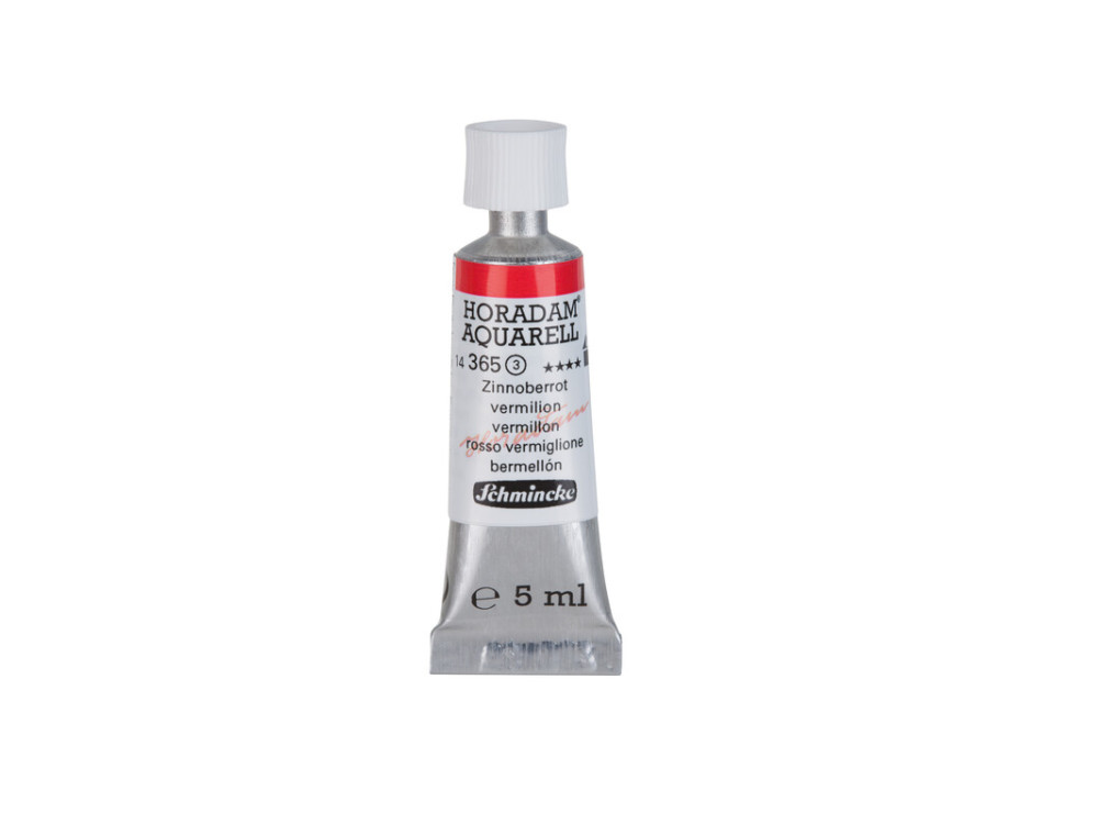 Horadam Aquarell watercolor paint - Schmincke - 365, Vermilion, 5 ml