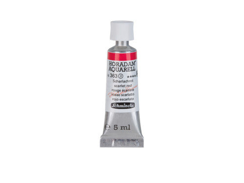 Horadam Aquarell watercolor paint - Schmincke - 363, Scarlet Red, 5 ml