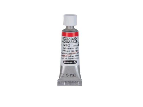 Horadam Aquarell watercolor paint - Schmincke - 349, Cadmium Red Light, 5 ml