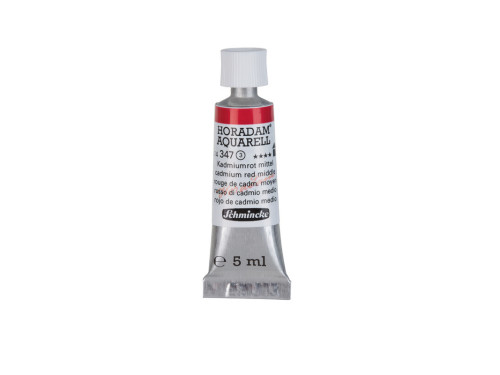 Farba akwarelowa Horadam Aquarell - Schmincke - 347, Cadmium Red Middle, 5 ml