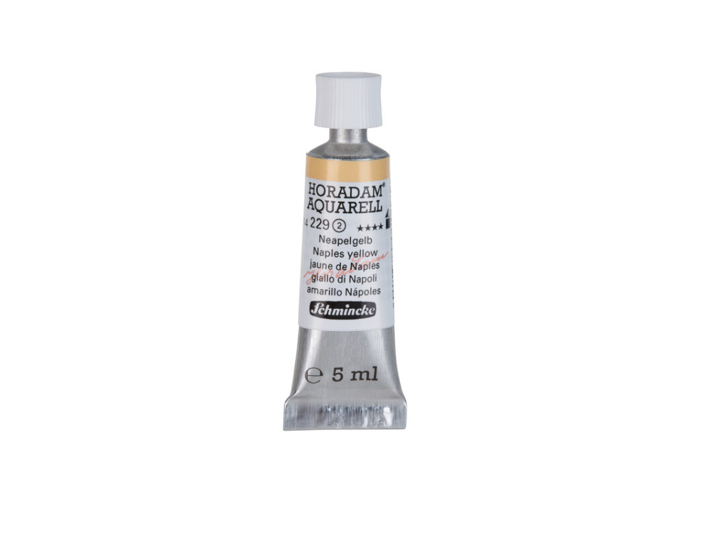 Farba akwarelowa Horadam Aquarell - Schmincke - 229, Naples Yellow, 5 ml
