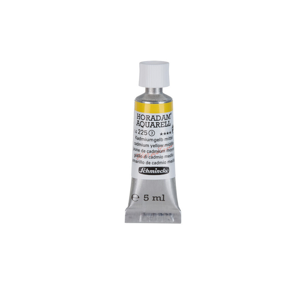 Farba akwarelowa Horadam Aquarell - Schmincke - 225, Cadmium Yellow Middle, 5 ml