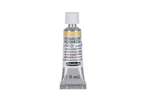 Farba akwarelowa Horadam Aquarell - Schmincke - 221, Jaune Brilliant Dark, 5 ml