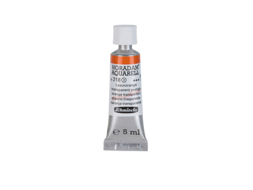 Horadam Aquarell watercolor paint - Schmincke - 218, Transparent Orange, 5 ml