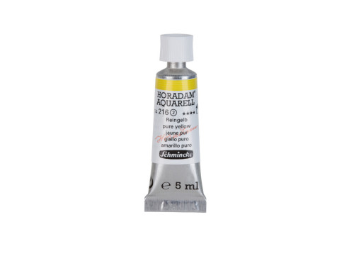 Horadam Aquarell watercolor paint - Schmincke - 216, Pure Yellow, 5 ml