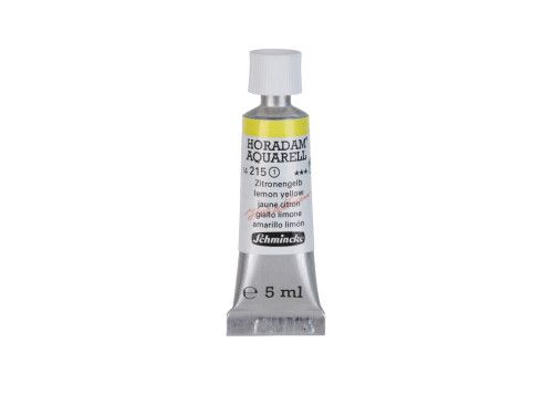 Farba akwarelowa Horadam Aquarell - Schmincke - 215, Lemon Yellow, 5 ml