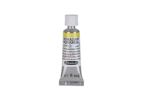 Horadam Aquarell watercolor paint - Schmincke - 211, Chromium Yellow Hue Lemon, 5 ml