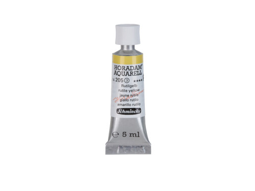 Horadam Aquarell watercolor paint - Schmincke - 205, Rutile Yellow, 5 ml