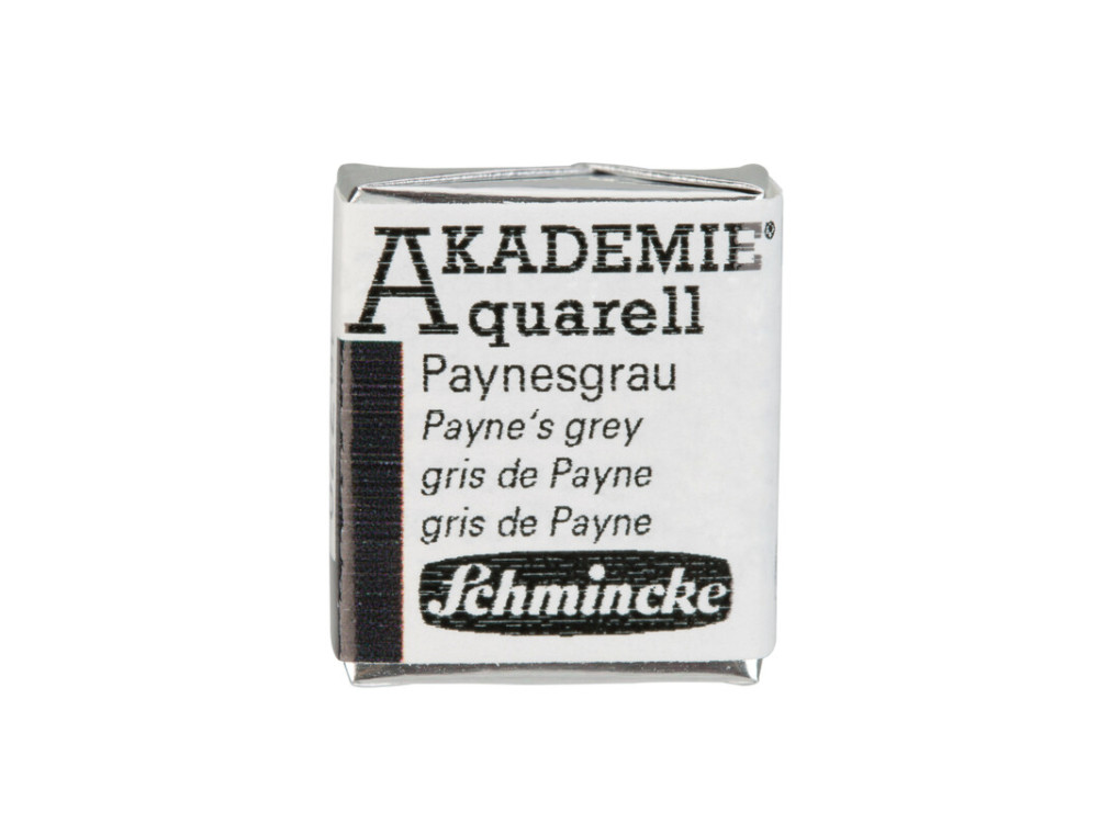 Akademie Aquarell watercolor paint - Schmincke - 770, Payne's Grey