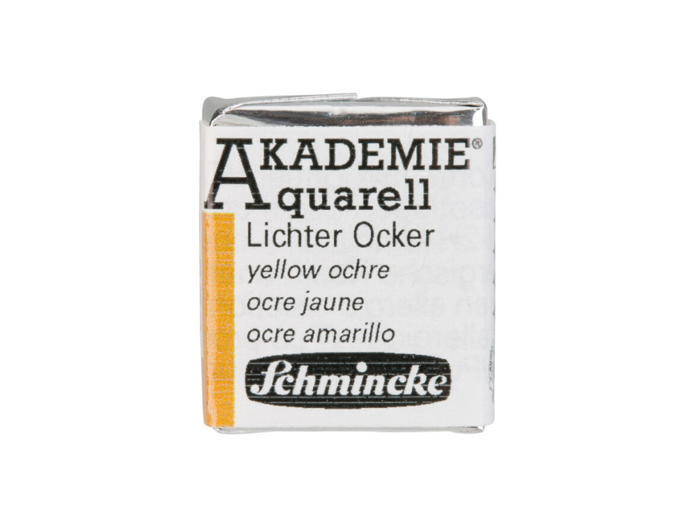 Akademie Aquarell watercolor paint - Schmincke - 660, Yellow Ochre