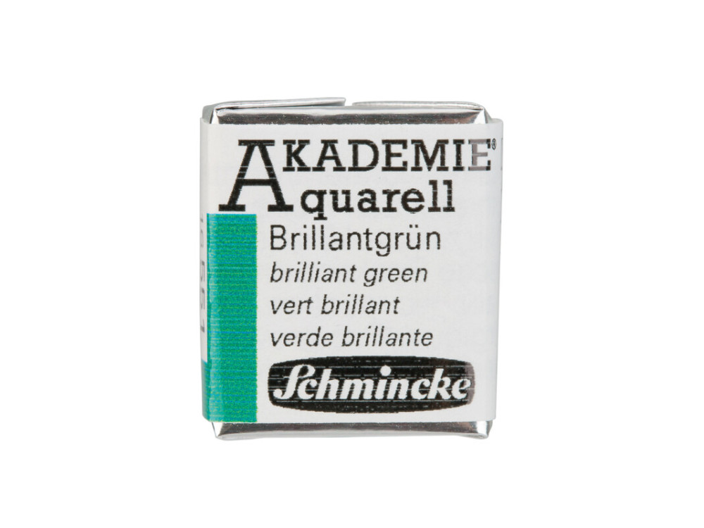 Farba akwarelowa Akademie Aquarell - Schmincke - 551, Brilliant Green