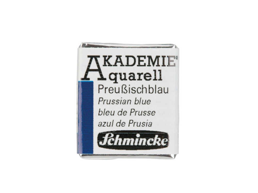 Akademie Aquarell watercolor paint - Schmincke - 445, Prussian Blue
