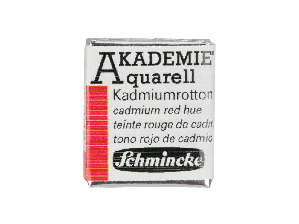 Akademie Aquarell watercolor paint - Schmincke - 332, Cadmium Red Hue