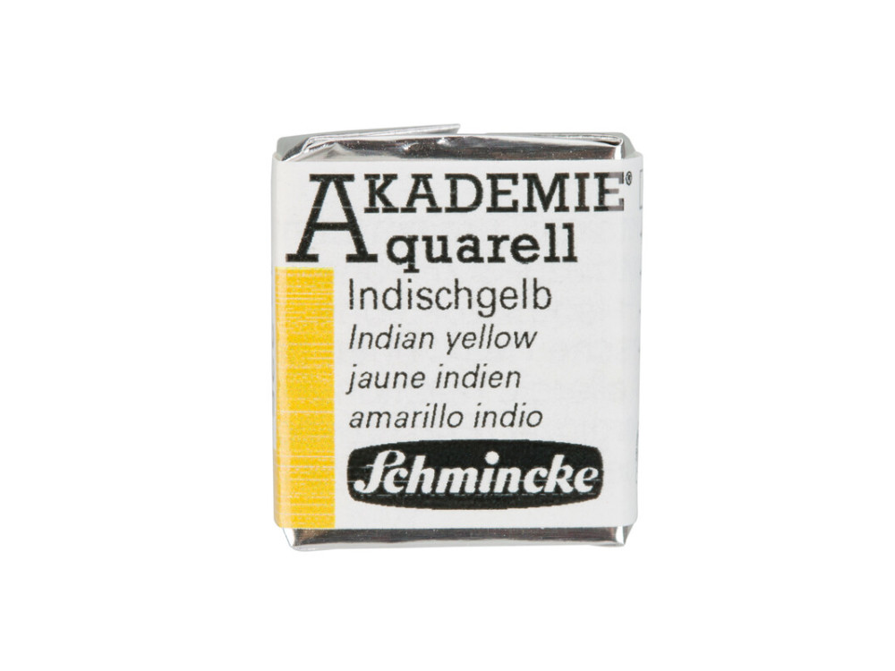 Akademie Aquarell watercolor paint - Schmincke - 225, Indian Yellow