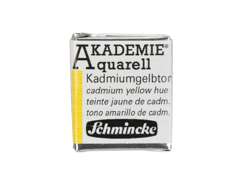 Akademie Aquarell watercolor paint - Schmincke - 224, Cadmium Yellow Hue