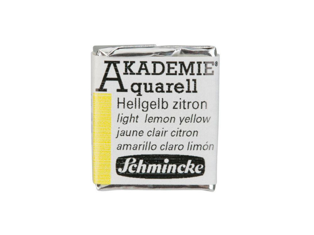 Akademie Aquarell watercolor paint - Schmincke - 222, Light Lemon Yellow