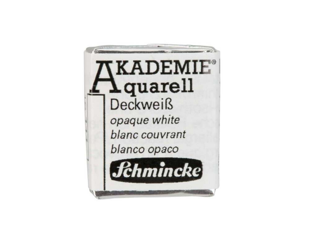 Akademie Aquarell watercolor paint - Schmincke - 111, Opaque White