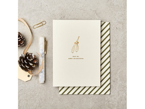 Greeting card - Katie Leamon - Mistletoe, A6
