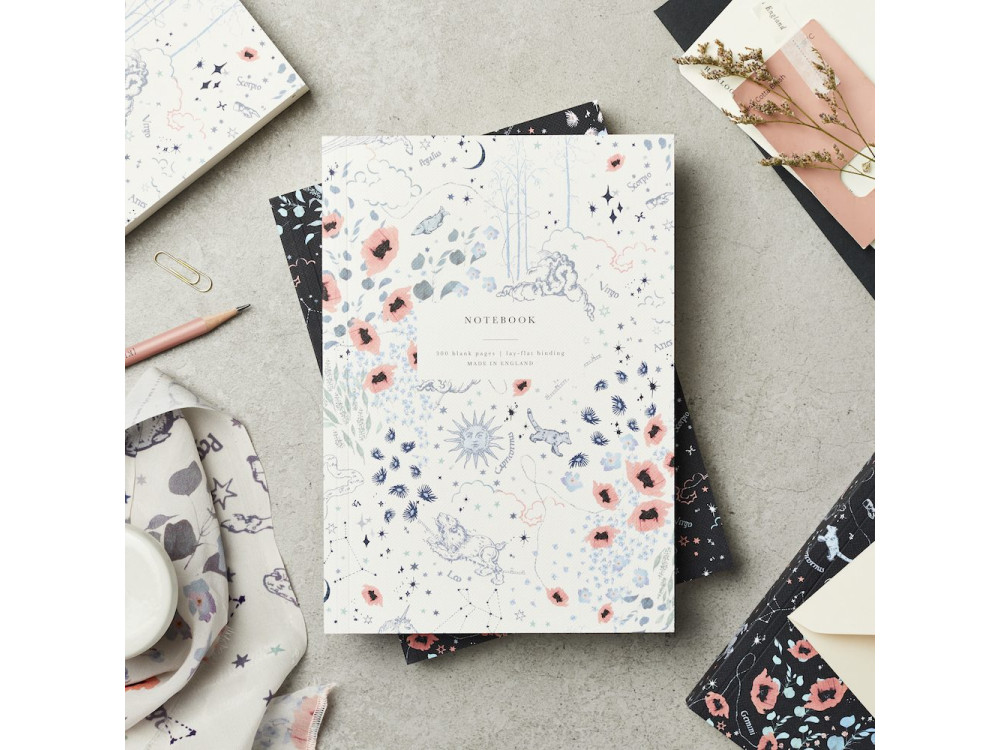 Notebook Zodiac Ivory, A5 - Katie Leamon - plain, softcover, 100 g, 300 sheets
