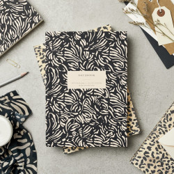 Notebook Hidden Zebra, A5 - Katie Leamon - plain, softcover, 100 g, 300 sheets