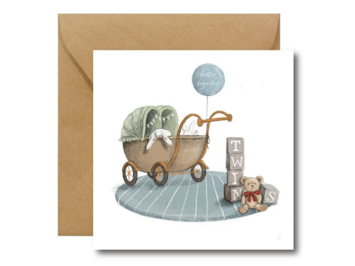 Greeting card - Hi Little - Better Together, 14,5 x 14,5 cm