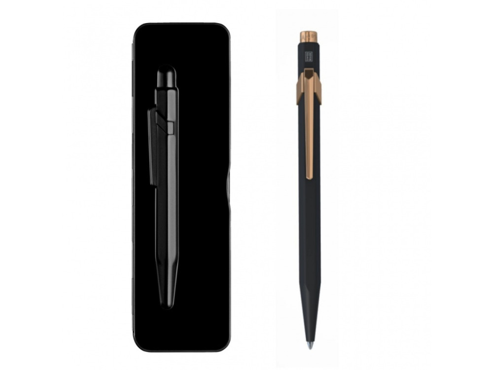 849 ballpoint pen with case - Caran d'Ache - Black Matt GT