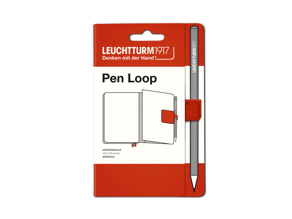 Pen loop, elastic pen holder - Leuchtturm1917 - Fox Red