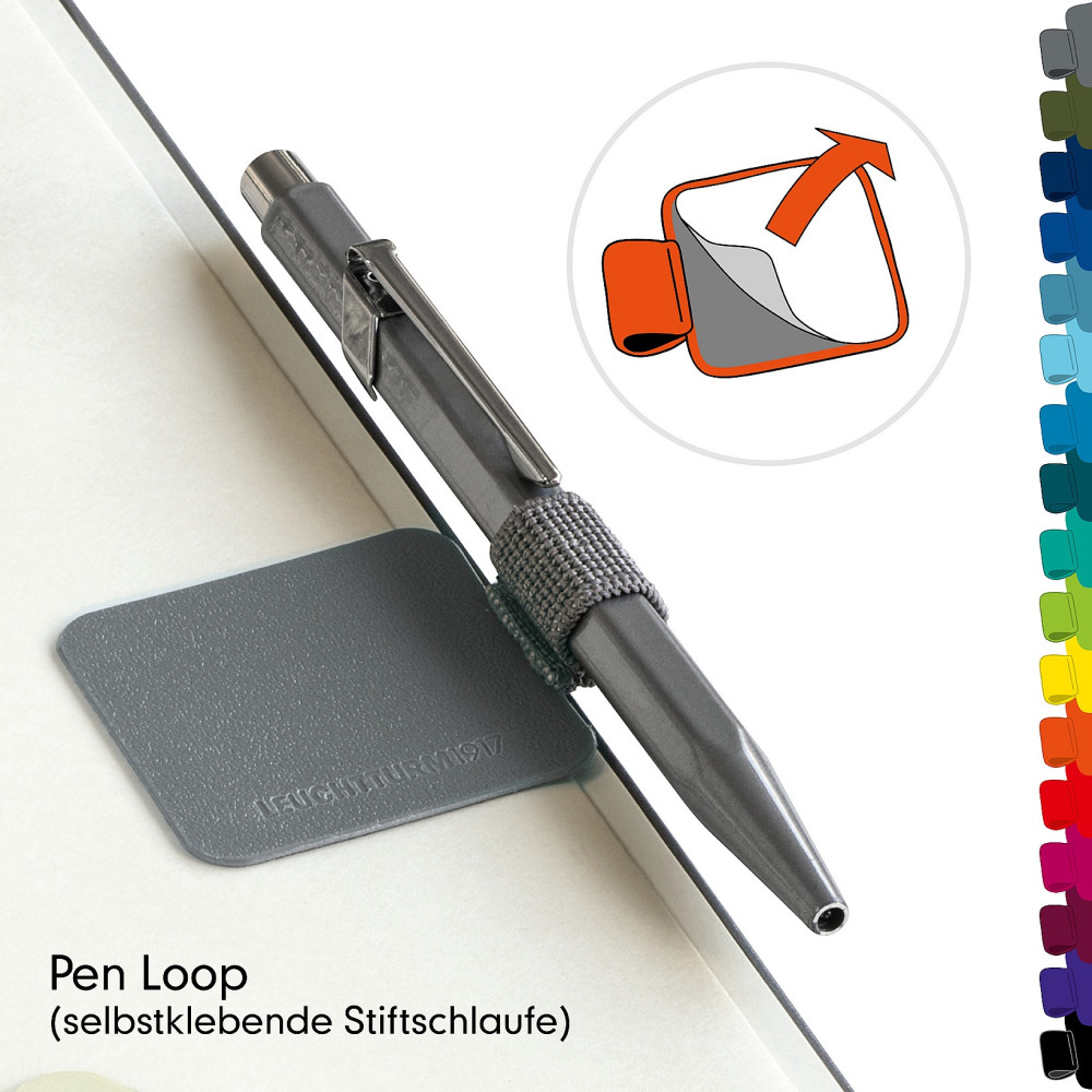 Pen loop, elastic pen holder - Leuchtturm1917 - Light Grey