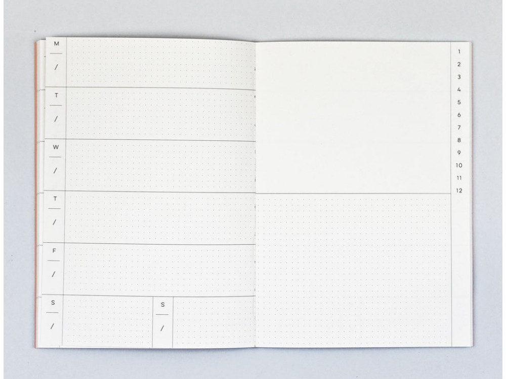 Weekly planner Tokyo no. 1, A5 - The Completist. - 90 g/m2