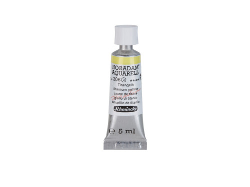 Farba akwarelowa Horadam Aquarell - Schmincke - 206, Titanium Yellow, 5 ml