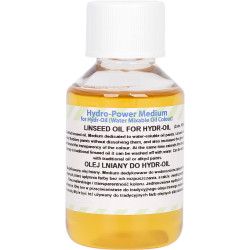 Linseed oil for Hydr-Oil water mixable oil paints - Renesans - 100 ml