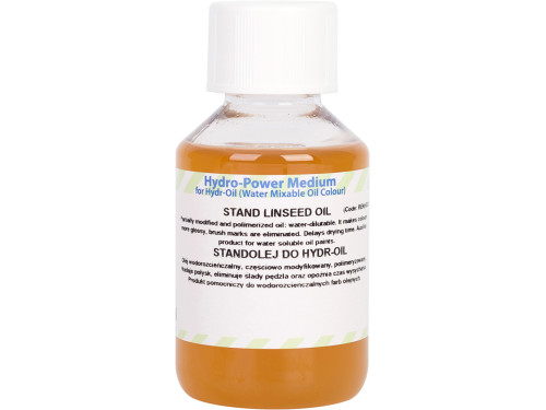 Stand Linseed oil for Hydr-Oil water mixable oil paints - Renesans - 100 ml