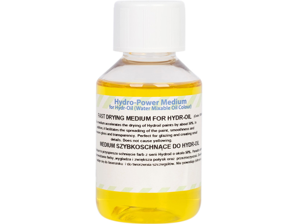Fast Drying medium for Hydr-Oil water mixable oil paints - Renesans - 100 ml