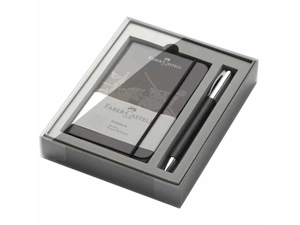 Ambition gift set with notebook and ballpoint pen - Faber-Castell