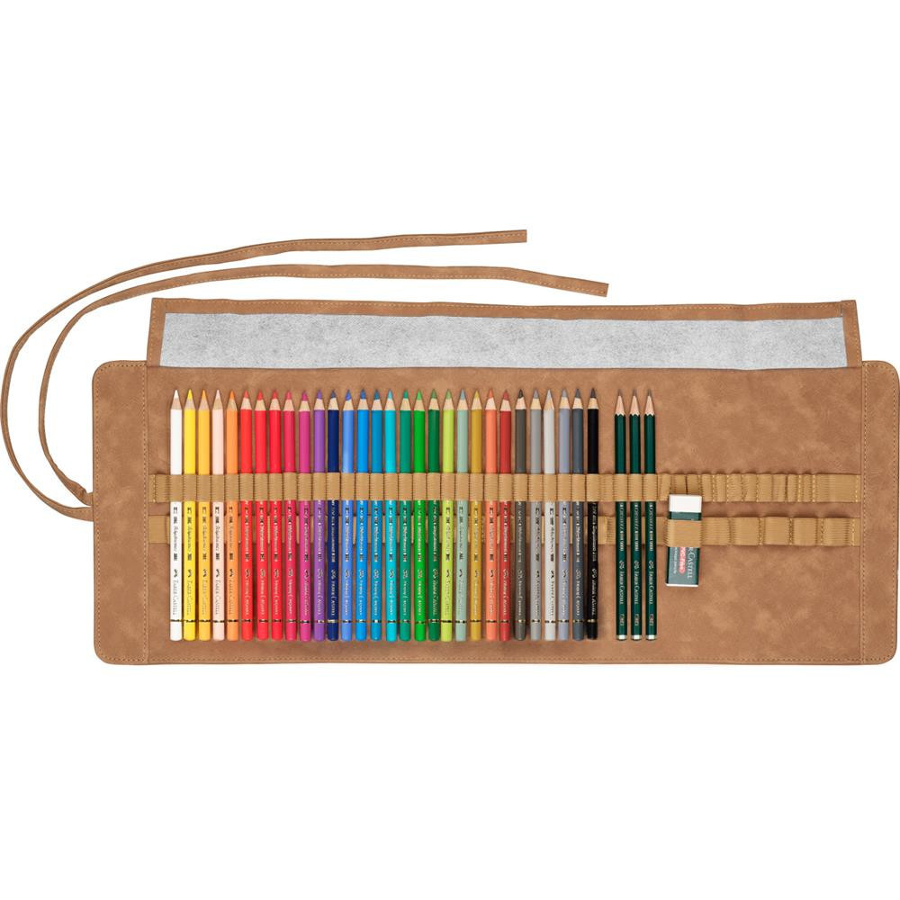 Polychromos colour pencil set with pencil case - Faber-Castell - 30 pcs