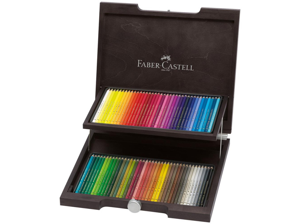 Set of Polychromos pencils in wooden case - Faber-Castell - 72 pcs.
