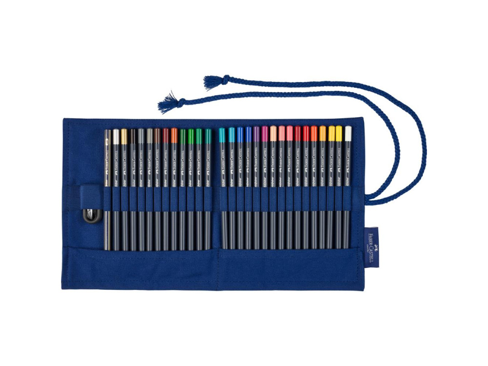 Kredki akwarelowe Goldfaber Aqua w piórniku + ołówek - Faber-Castell - 27 kolorów